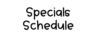 Specials Schedule 